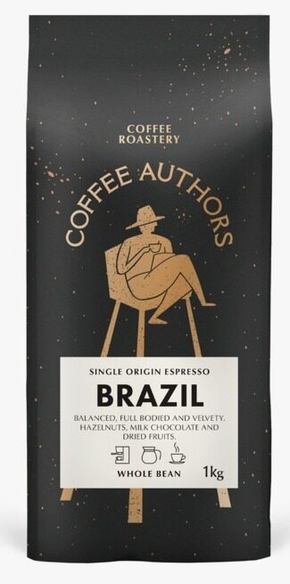 Kalve Coffee Authors - Brazil pupiņas 1kg